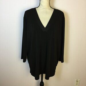 Banana Republic Classic Black V-Neck Top